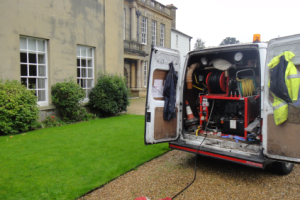 Drainage CCTV Survey Sewage Flood At Flats In Canterbury Kent